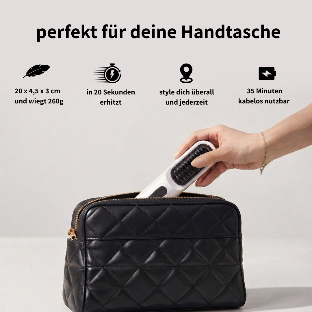 Haarly Mini™ - Kabellose Stylingbürste