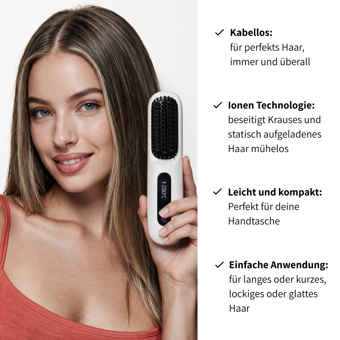 Haarly Mini™ - Kabellose Stylingbürste